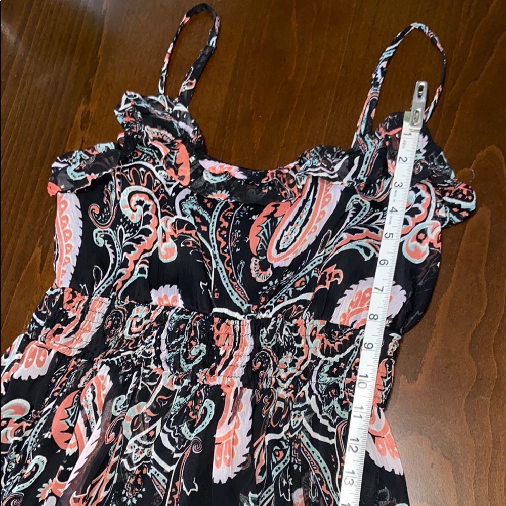 Sale 2/$15* Elegant Paisley Print Dress. Ambience, size S - Picture 10 of 12